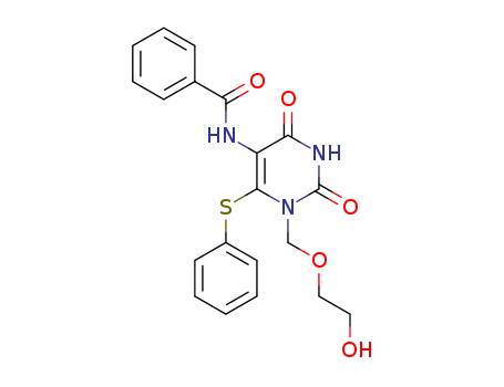 1-((2-HYDROXYETHOXY)METHYL)-5-(PHENYLCARBAMOYL)-6-(PHENYLTHIO)URACILCAS