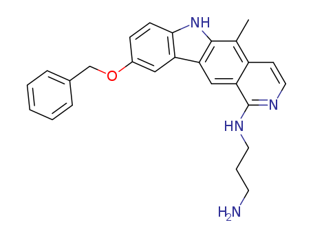 74861-82-8,N-[9-(benzyloxy)-5-methyl-6H-pyrido[4,3-b]carbazol-1-yl]propane-1,3-diamine,