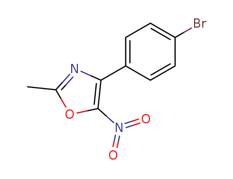 4-(4-BROMOPHENYL)-2-METHYL-5-NITROOXAZOLE