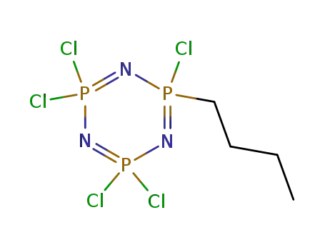 Molecular Structure of 75132-82-0 (1-Butylpentachlorocyclotriphosphazene)