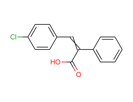 Molecular Structure of 7466-99-1 (4-CHLORO-(ALPHA-PHENYL)-CINNAMIC ACID)