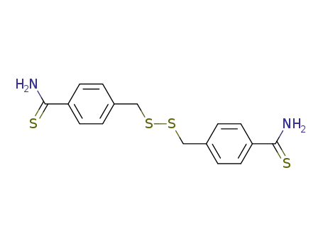 Molecular Structure of 59514-75-9 (Benzenecarbothioamide, 4,4'-[dithiobis(methylene)]bis-)