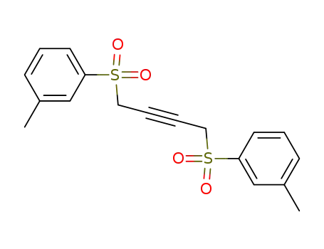 Benzene, 1,1'-[2-butyne-1,4-diylbis(sulfonyl)]bis[3-methyl-