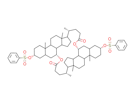 bis(3α-phenylsulfonyloxy-5β-cholansaeure-7α-yl)diester