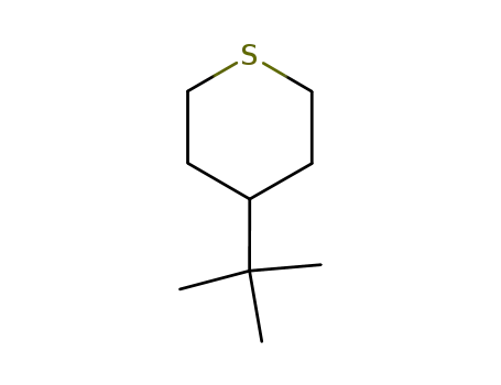 Molecular Structure of 768-30-9 (2H-Thiopyran, 4-(1,1-dimethylethyl)tetrahydro-)