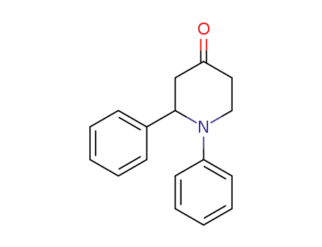 Molecular Structure of 126812-37-1 (1-N-PHENYL-2-PHENYL-PIPERIDIN-4-ONE)