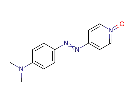 Molecular Structure of 13520-96-2 (N,N-dimethyl-4-[(E)-(1-oxidopyridin-4-yl)diazenyl]aniline)