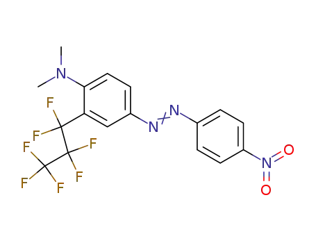 Benzenamine,
2-(heptafluoropropyl)-N,N-dimethyl-4-[(4-nitrophenyl)azo]-