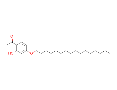 Molecular Structure of 143286-87-7 (Ethanone, 1-[4-(hexadecyloxy)-2-hydroxyphenyl]-)