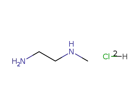 Molecular Structure of 64670-85-5 (N1-methylethane-1,2-diamine dihydrochloride)