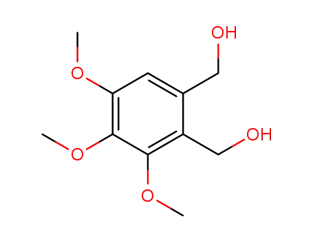 Molecular Structure of 61052-39-9 (1,2-Benzenedimethanol, 3,4,5-trimethoxy-)