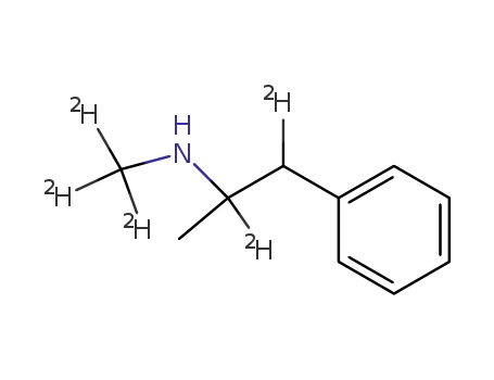 Molecular Structure of 60124-88-1 ((+/-)-METHAMPHETAMINE-D5)