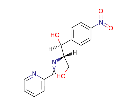 (1<i>S</i>,2<i>S</i>)-1-(4-nitro-phenyl)-2-[2]pyridylmethylenamino-propane-1,3-diol