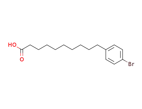 Molecular Structure of 113274-69-4 (Benzenedecanoic acid, 4-bromo-)