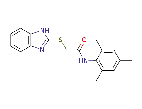 2-(1H-benzimidazol-2-ylsulfanyl)-N-(2,4,6-trimethylphenyl)acetamide