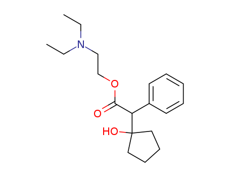 Benzeneacetic acid, a-(1-hydroxycyclopentyl)-,2-(diethylamino)ethyl ester