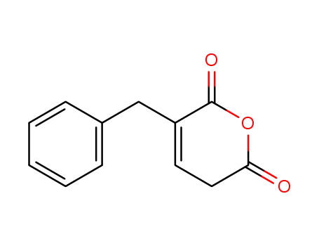Molecular Structure of 85533-82-0 (2H-Pyran-2,6(3H)-dione, 5-(phenylmethyl)-)