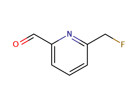 Molecular Structure of 208111-28-8 (2-Pyridinecarboxaldehyde,6-(fluoromethyl)-(9CI))