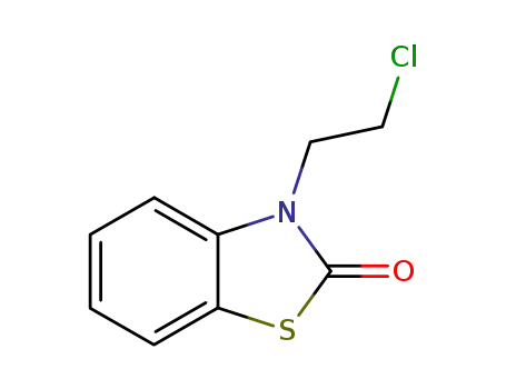 Molecular Structure of 22258-71-5 (3-(2-chloroethyl)-1,3-benzothiazol-2(3H)-one)