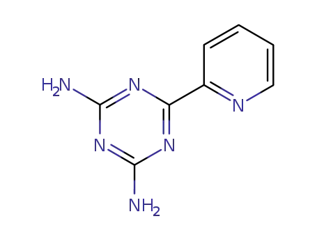 Molecular Structure of 25007-79-8 (6-(2-Pyridyl)-1,3,5-triazine-2,4-diamine)