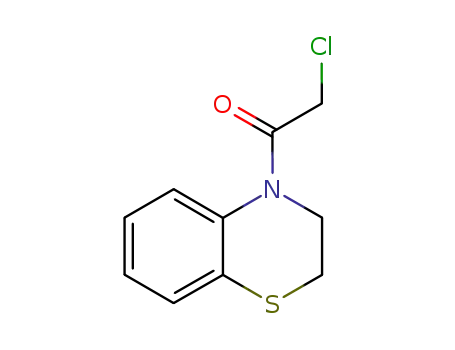 Molecular Structure of 20751-75-1 (4-(CHLOROACETYL)-3,4-DIHYDRO-2H-1,4-BENZOTHIAZINE)