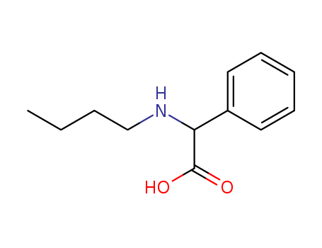 Benzeneacetic acid, a-(butylamino)-