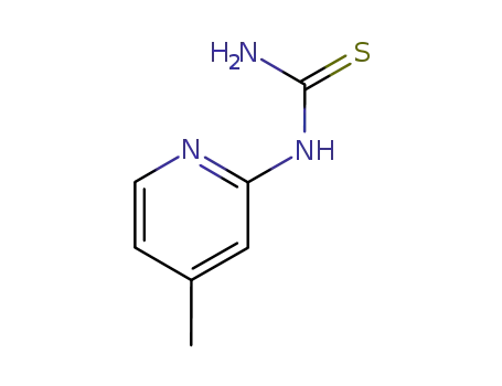 Molecular Structure of 21242-21-7 ((3-METHYL-PYRIDIN-2-YL)-THIOUREA)