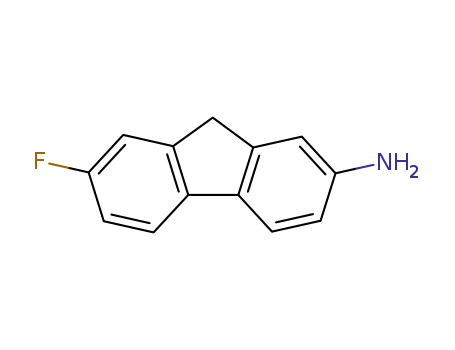 Molecular Structure of 363-16-6 (7-fluoro-9H-fluoren-2-amine)