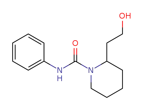 Molecular Structure of 401586-58-1 (1-Piperidinecarboxamide,2-(2-hydroxyethyl)-N-phenyl-(9CI))