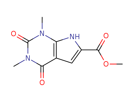 1H-Pyrrolo[2,3-d]pyrimidine-6-carboxylicacid, 2,3,4,7-tetrahydro-1,3-dimethyl-2,4-dioxo-, methyl ester