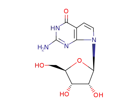 Molecular Structure of 62160-23-0 (7-DEAZAGUANOSINE)