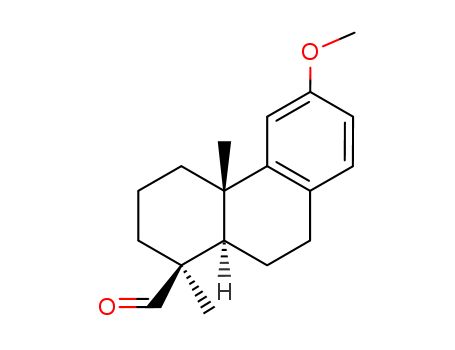 1-Phenanthrenecarboxaldehyde,1,2,3,4,4a,9,10,10a-octahydro-6-methoxy-1,4a-dimethyl-, (1S,4aS,10aR)- cas  16826-83-8