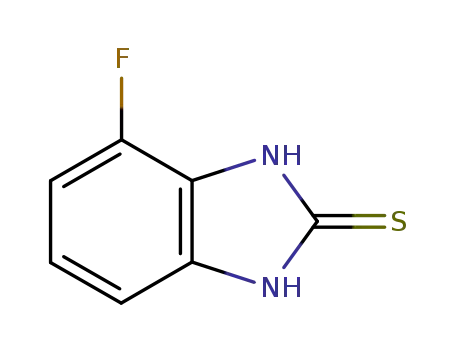 Molecular Structure of 121712-03-6 (2H-Benzimidazole-2-thione,4-fluoro-1,3-dihydro-(9CI))