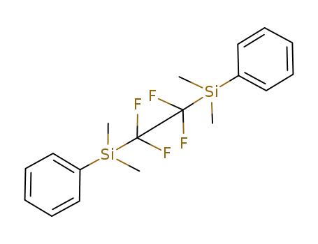 Molecular Structure of 79035-75-9 (Silane, (1,1,2,2-tetrafluoro-1,2-ethanediyl)bis[dimethylphenyl-)