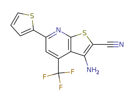 Thieno[2,3-b]pyridine-2-carbonitrile, 3-amino-6-(2-thienyl)-4-(trifluoromethyl)-