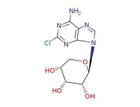 Adenine, 2-chloro-9-b-D-ribopyranosyl- (8CI) cas  16755-02-5