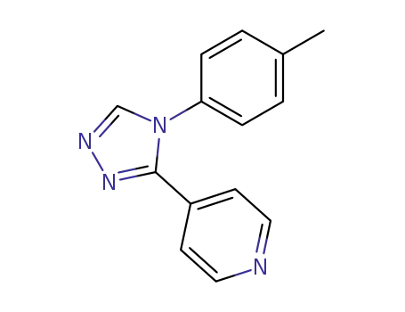 Molecular Structure of 890-24-4 (Pyridine, 4-[4-(4-methylphenyl)-4H-1,2,4-triazol-3-yl]-)