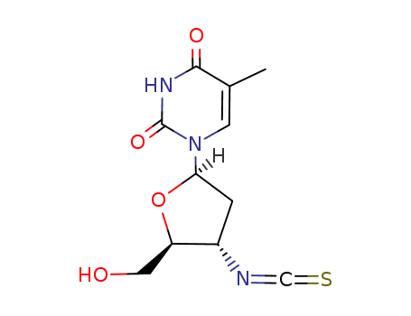 1-[(2R,4S,5S)-5-(hydroxymethyl)-4-isothiocyanato-oxolan-2-yl]-5-methyl-pyrimidine-2,4-dione