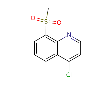 Quinoline,  4-chloro-8-(methylsulfonyl)-