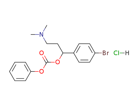 88384-29-6,Carbonic acid, 1-(4-bromophenyl)-3-(dimethylamino)propyl phenyl ester, hydrochloride,
