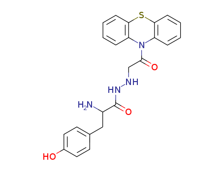 84409-82-5,L-Tyrosine, 2-(2-oxo-2-(10H-phenothiazin-10-yl)ethyl)hydrazide,