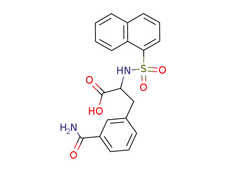 Nα-(1-Naphthylsulfonyl)-3-carbamoylphenylalanin