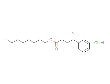 87253-03-0,octyl 4-amino-4-phenylbutanoate hydrochloride,