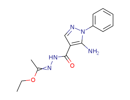 Ethyl N-[(5-amino-1-phenyl-1H-pyrazol-4-yl)carbonyl]ethanehydrazonoate