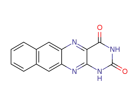 Molecular Structure of 4794-65-4 (naphtho[2,3-g]pteridine-2,4(1H,3H)-dione)