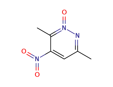 Pyridazine, 3,6-dimethyl-4-nitro-, 2-oxide