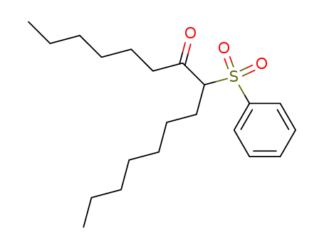 7-Pentadecanone, 8-(phenylsulfonyl)-