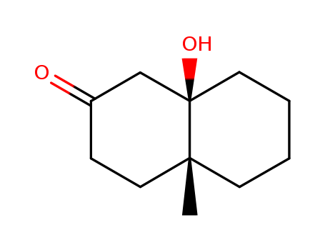 2 (1H)-Naphthalenone, octahydro-8a.alpha.-hydroxy-4a.alpha.-methyl- cas  4707-07-7