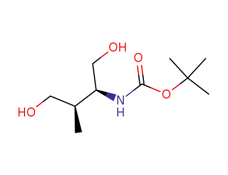 Molecular Structure of 149598-21-0 (Carbamic acid, [3-hydroxy-1-(hydroxymethyl)-2-methylpropyl]-, 1,1-)