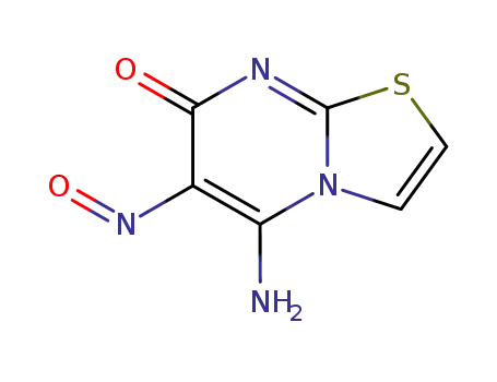 Molecular Structure of 174279-85-7 (5-imino-6-isonitrosothiazolo<3,2-a>pyrimidin-7-one)